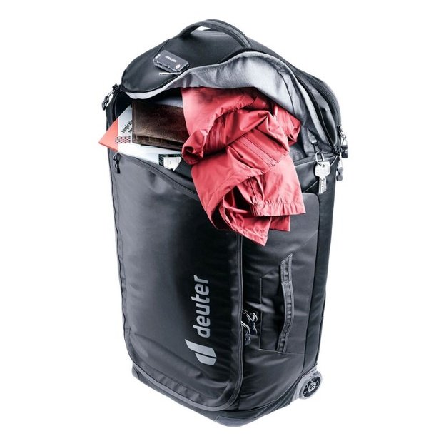 Deuter Duffel Pro Movo 60 kelioninis krepšys ant ratukų, 60 l, juodas