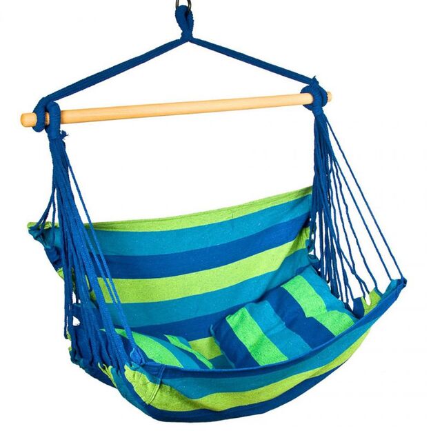 Hamakas „Royokamp“ braziliška kabanti kėdė 100x100 cm + 2 pillows 40x40 cm 1021133