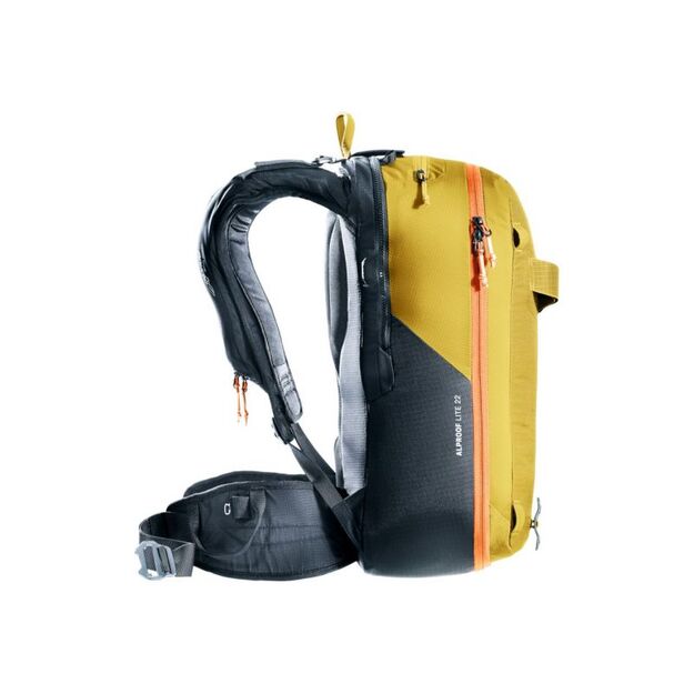 Deuter Alproof Lite 22 Avalanche Backpack - Turmeric/Black