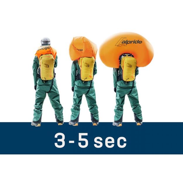 Deuter Alproof Lite 22 Avalanche Backpack - Turmeric/Black