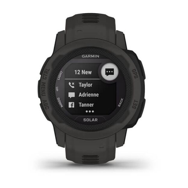 Garmin Instinct 2S Solar laikrodis, grafito spalvos