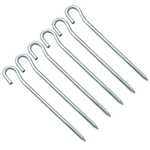 High Peak aliumininiai palapinės kaiščiai 6pcs 42227
