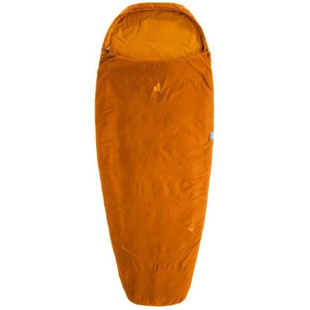 Deuter Dreamlite +10 °C mumijos formos miegmaišis, terakotos ir rusvai oranžinės spalvos