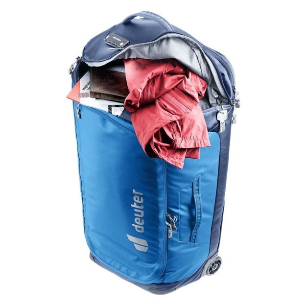 Deuter Duffel Pro Movo 60 kelioninis krepšys ant ratukų, 60 l, tamsiai mėlynas