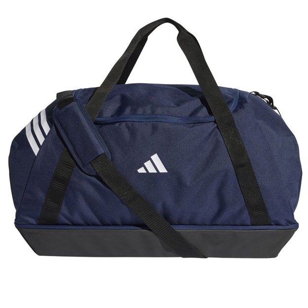 Adidas Tiro Duffle Bottom Compartment L sportinis krepšys, 69 cm, tamsiai mėlynas