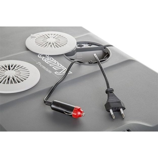 Adler automobilinė šaltdėžė (termoelektrinė), 45 l, pilka