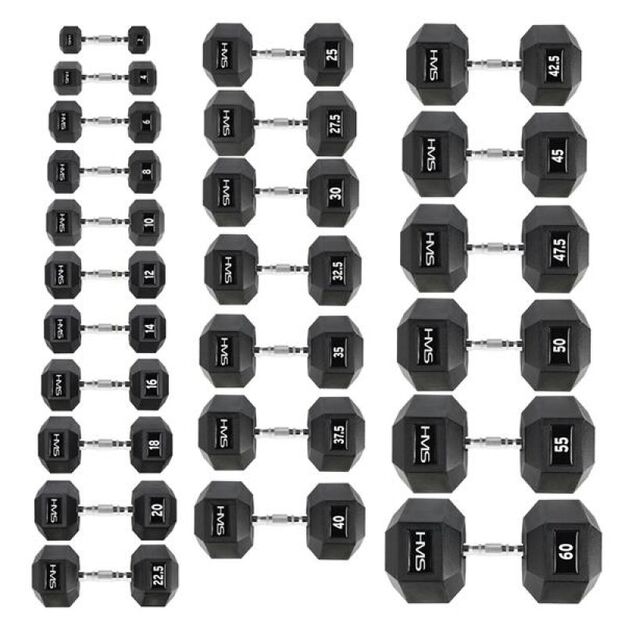 Hantelis HMS HEX PRO 10 KG  11