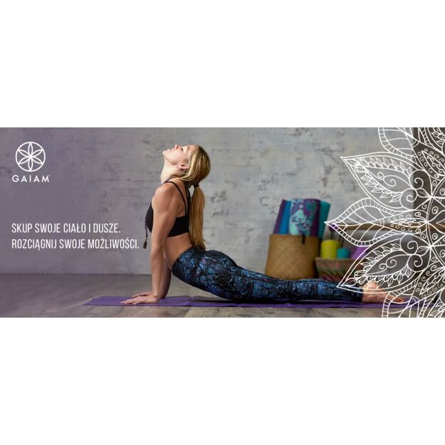 Jogos kilimėlis Gaiam &quot SUNDIAL LAYERS&quot  6mm 62432 15