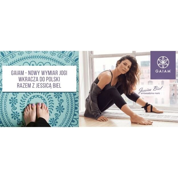 Jogos kilimėlis Gaiam &quot SUNDIAL LAYERS&quot  6mm 62432 2