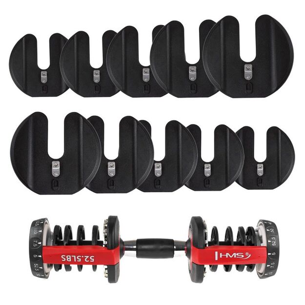 HMS SR52 reguliuojamas hantelis 17