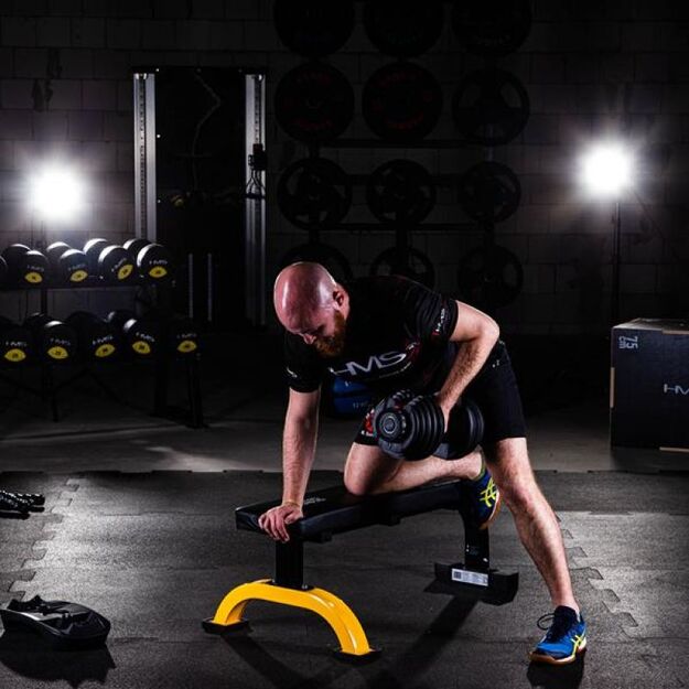 HMS SR52 reguliuojamas hantelis 7