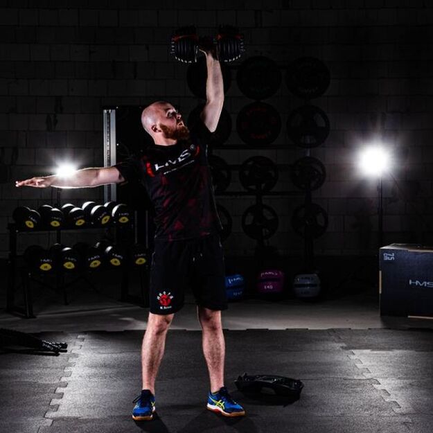 HMS SR52 reguliuojamas hantelis 5