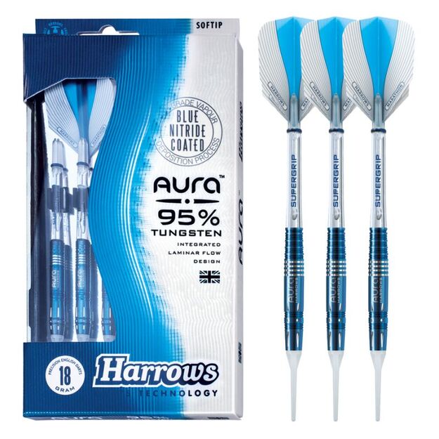 Harrows Aura 95% Softip – profesionalūs smiginiai 7