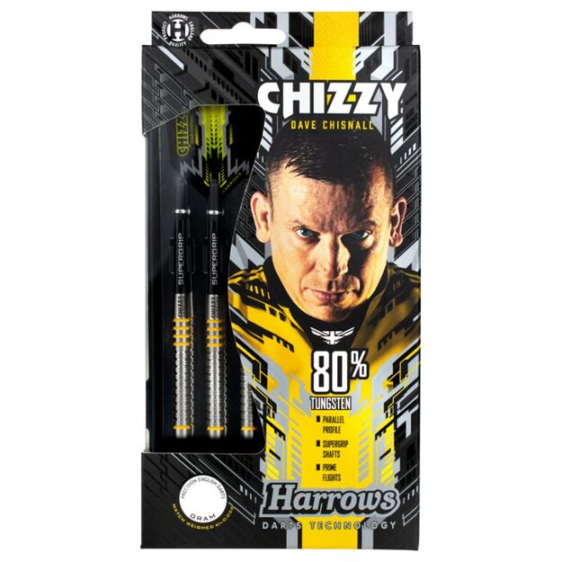 Harrows Chizzy 80% steeltip smiginio strėlytės