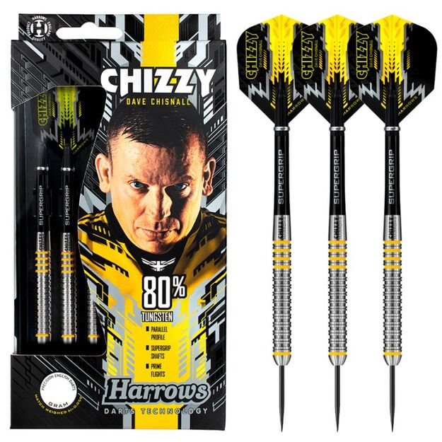 Harrows Chizzy 80% steeltip smiginio strėlytės 10