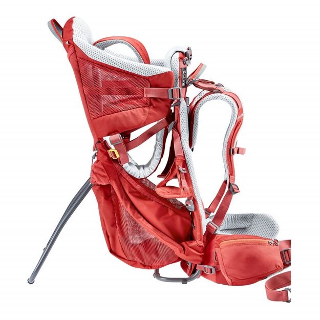 Deuter Kid Comfort Active SL Currant – lengva, ergonomiška vaikiška nešioklė 13