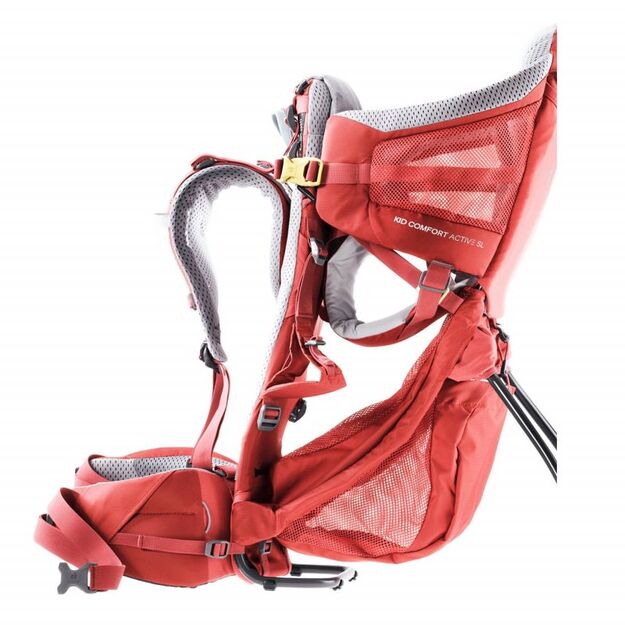 Deuter Kid Comfort Active SL Currant – lengva, ergonomiška vaikiška nešioklė 9