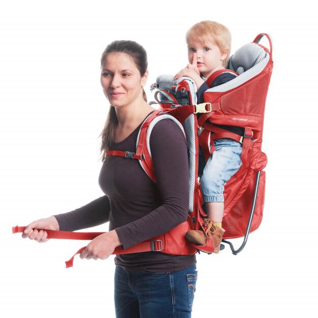 Deuter Kid Comfort Active SL Currant – lengva, ergonomiška vaikiška nešioklė 10