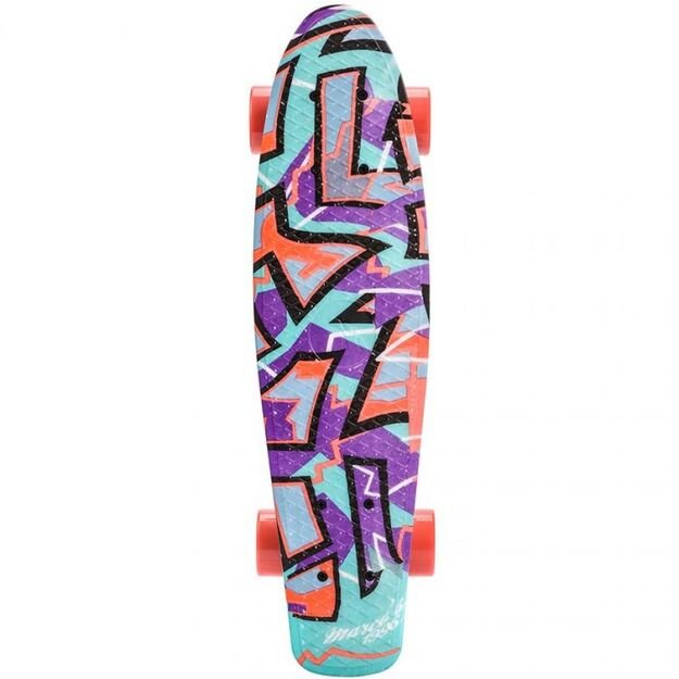 Riedlentė Meteor Multicolor Graffiti Purple Mint Red