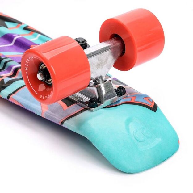 Riedlentė Meteor Multicolor Graffiti Purple Mint Red
