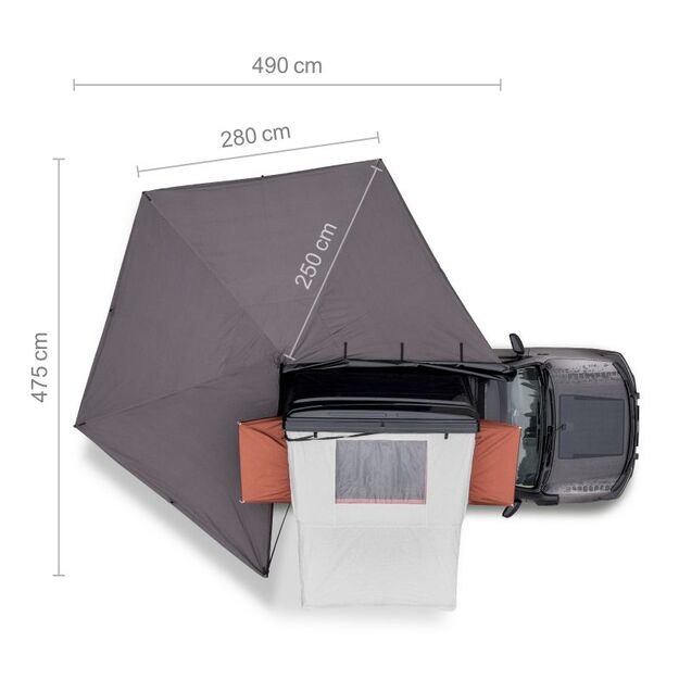 Self-supporting awning Offlander Wing 270 XL OFF_ACC_WING_XL