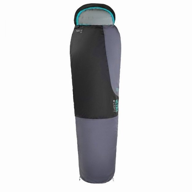 NILS CAMP NC1705 Ultra Light miegmaišis Black/Mint