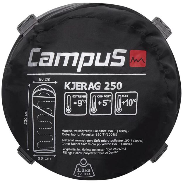 Campus Kjerag 250 dešininis miegmaišis CUP702123404