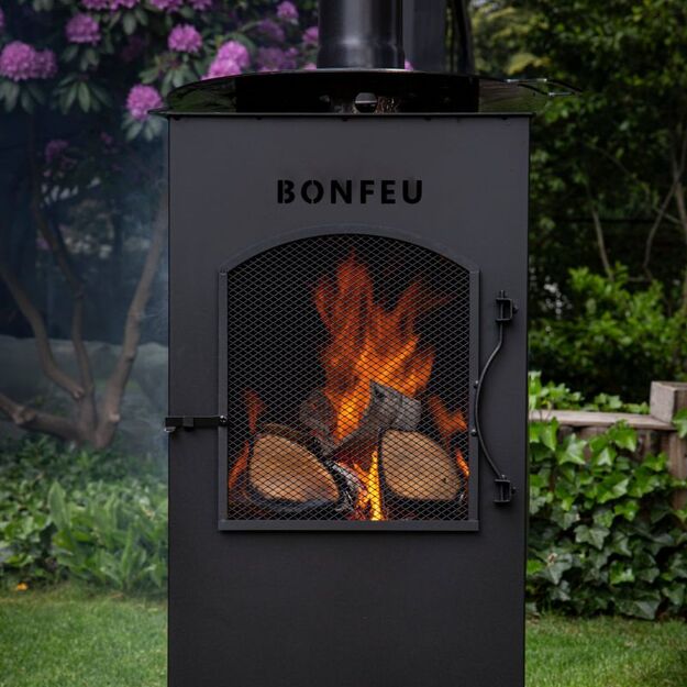 BonFeu BonCarré sodo židinys su griliumi 3503R