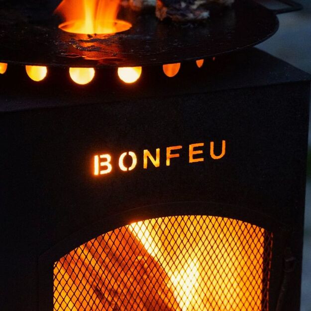 BonFeu BonCarré sodo židinys su griliumi 3503R