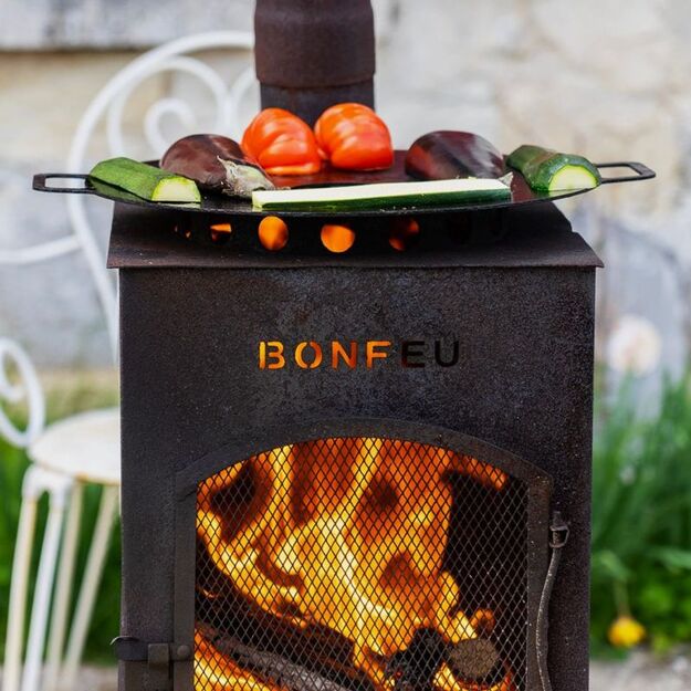BonFeu BonCarré sodo židinys su griliumi 3503R
