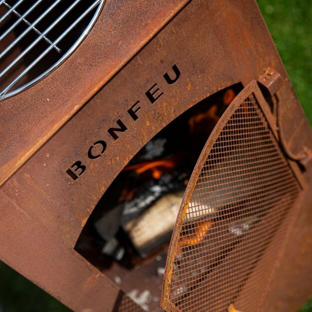 BonFeu BonCarré sodo židinys su griliumi 3503R