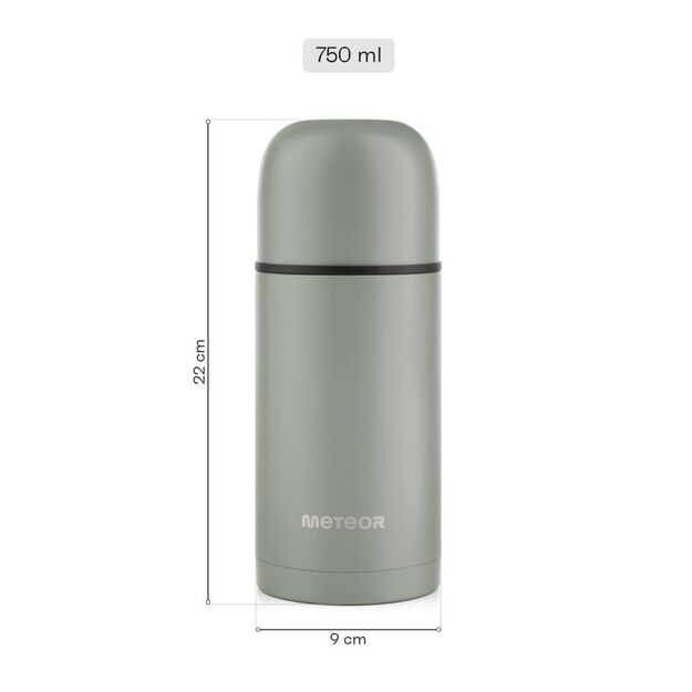 Meteor termosas – 18/8  750 ml 12