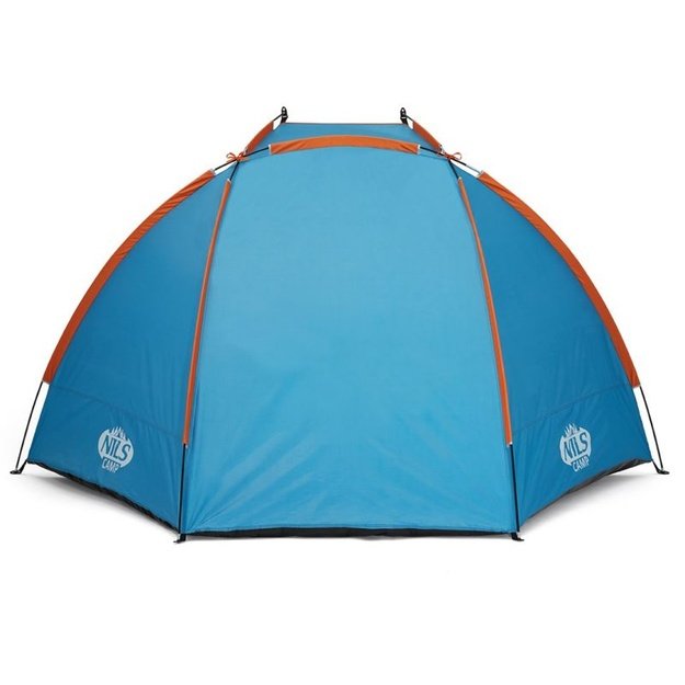 NILS CAMP XXL paplūdimio palapinė 260 x 120 x 120 cm – mėlyna