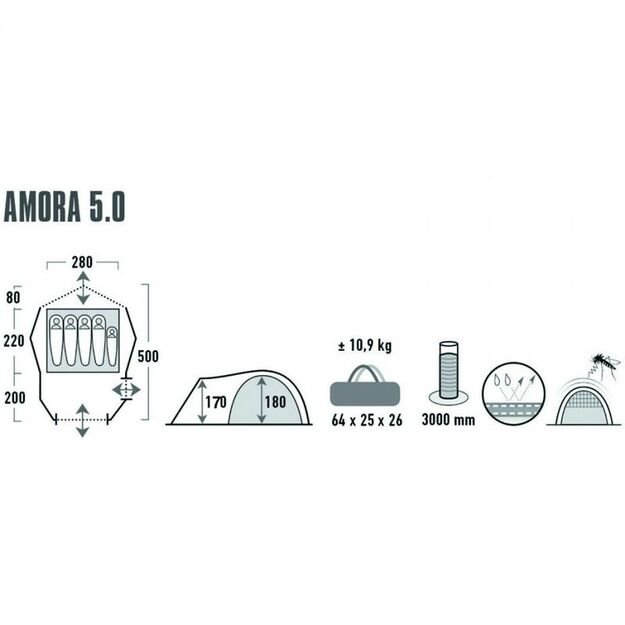 Tent High Peak Amora 5 11576