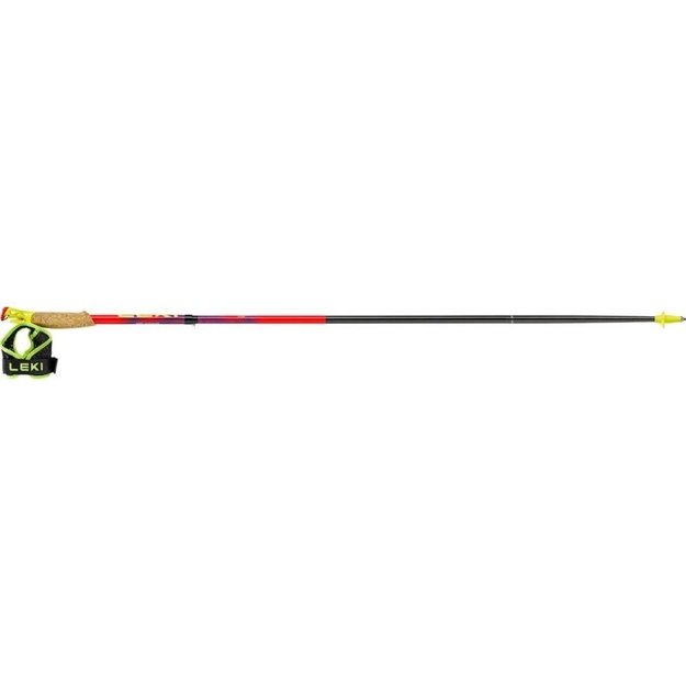 LEKI TRL Ultratrail FX One bėgimo lazdos, 115 cm, raudonos