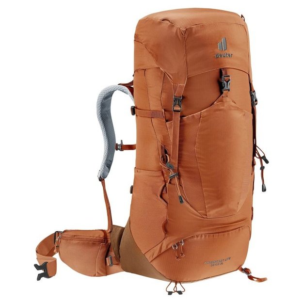 Deuter AirContact Lite 35+10 SL turistinė kuprinė moterims, 45 l, ruda