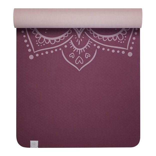 Gaiam TPE jogos kilimėlis, 6 mm, rožinis