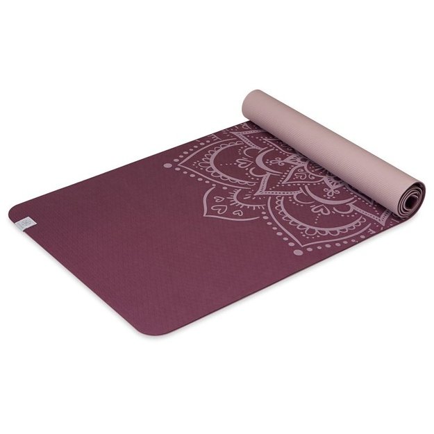 Gaiam TPE jogos kilimėlis, 6 mm, rožinis