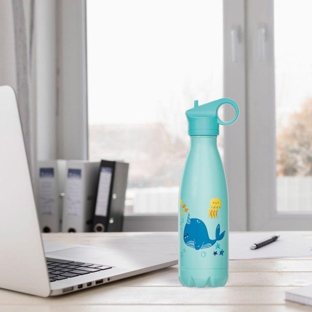 Maestro termo gertuvė su šiaudeliu, 400 ml