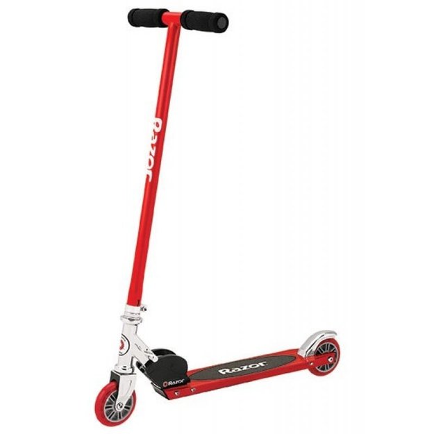 Razor Sport S Jr paspirtukas, juodas ir raudonas