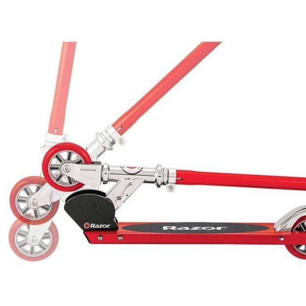 Razor Sport S Jr paspirtukas, juodas ir raudonas