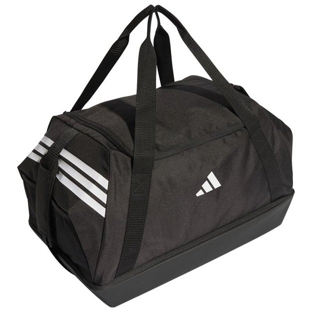 Adidas Tiro Duffle sportinis krepšys su apatiniu skyriumi, M, 59,5 cm, juodas-baltas