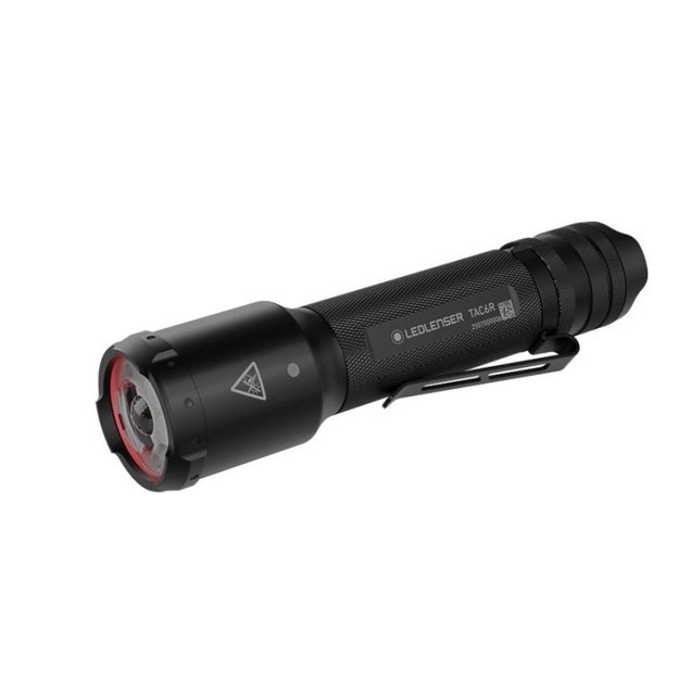 Ledlenser TAC6R taktinis žibintuvėlis, 2000 lm, juodas