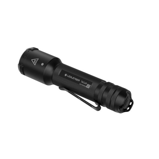 Ledlenser TAC6R taktinis žibintuvėlis, 2000 lm, juodas
