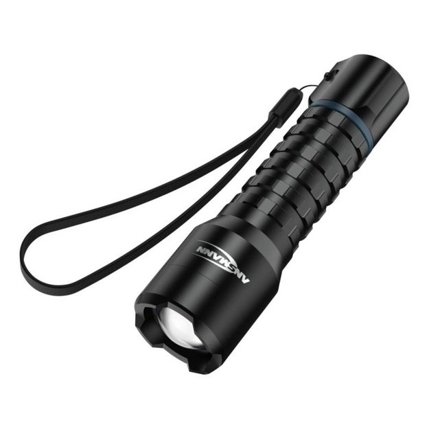 Ansmann TS1000RF įkraunamas žibintuvėlis, 1020 lm, juodas