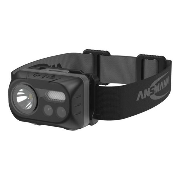 Ansmann HD230BS galvos žibintuvėlis, 230 lm, juodas