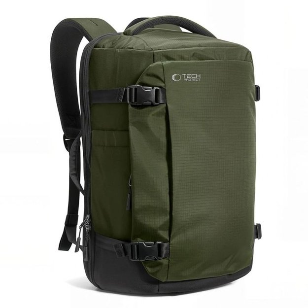 Tech-Protect Defender S70 kelioninė kuprinė, 24 l, tamsiai žalia