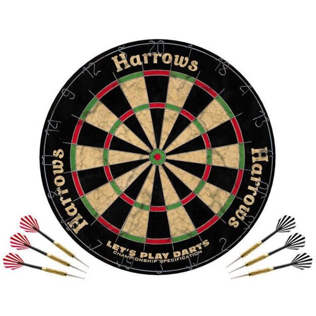 Harrows Let's Play Darts žaidimo rinkinys 2