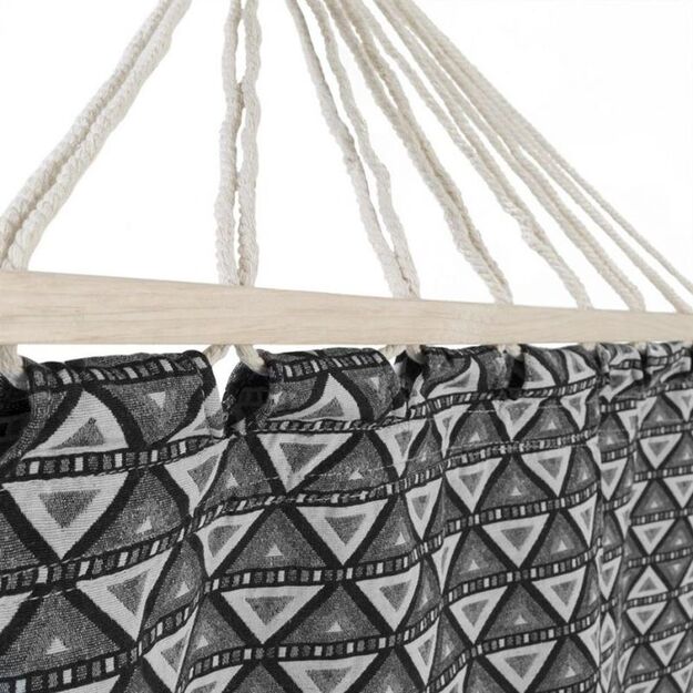 Spokey ZUNI juodai baltas hamakas 921919 3