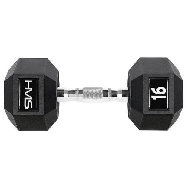Hantelis HMS HEX PRO 16 kg dumbbell 10